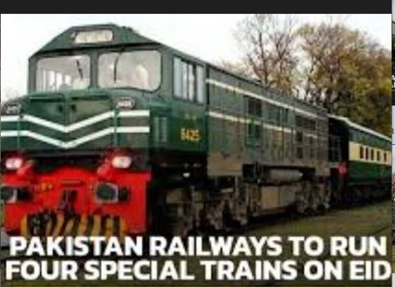 Pakistan Railways announce four special trains on Eid