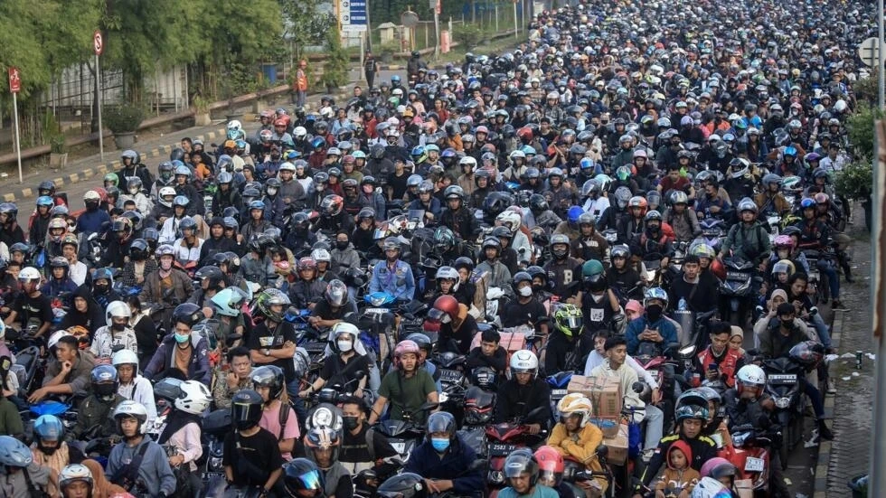 Millions of Indonesians take part in exodus for Eid celebration