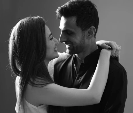 Sana Javed and Shoaib Malik's first Eid together