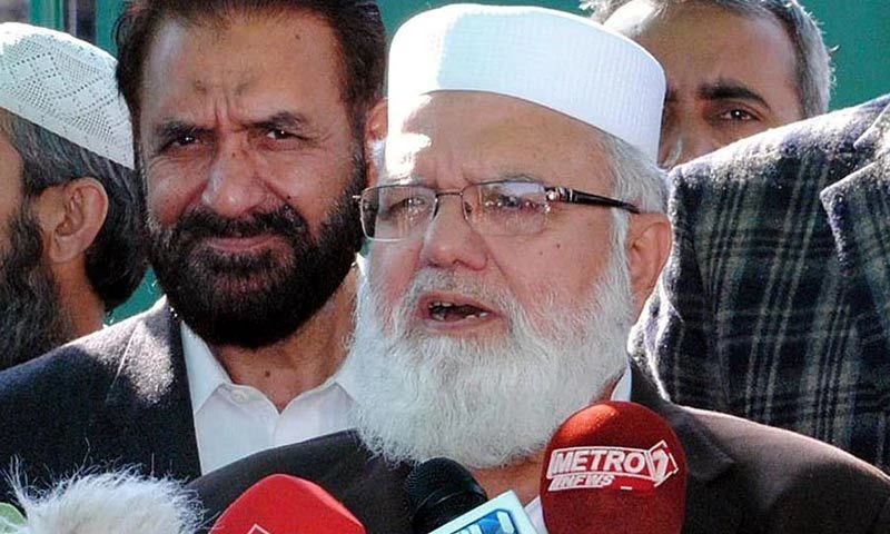 JI leader Liaquat Baloch condemns Israeli aggression in Gaza