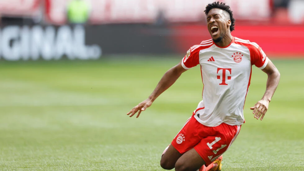 Bayern's Coman to miss Arsenal clash, out for 'several weeks'