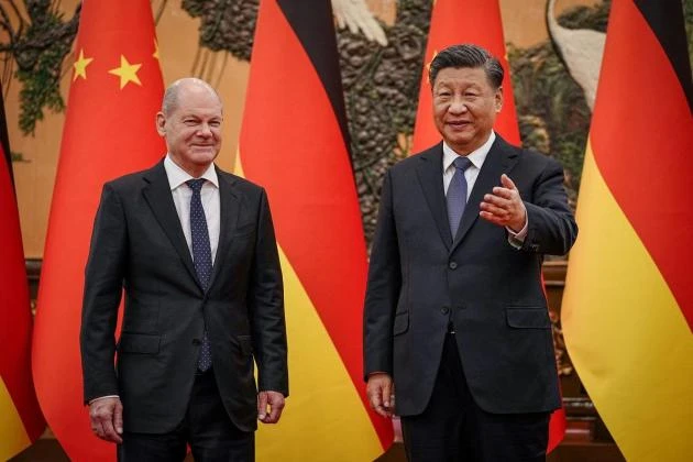 Scholz urges China to use Russia 'influence' to end Ukraine war