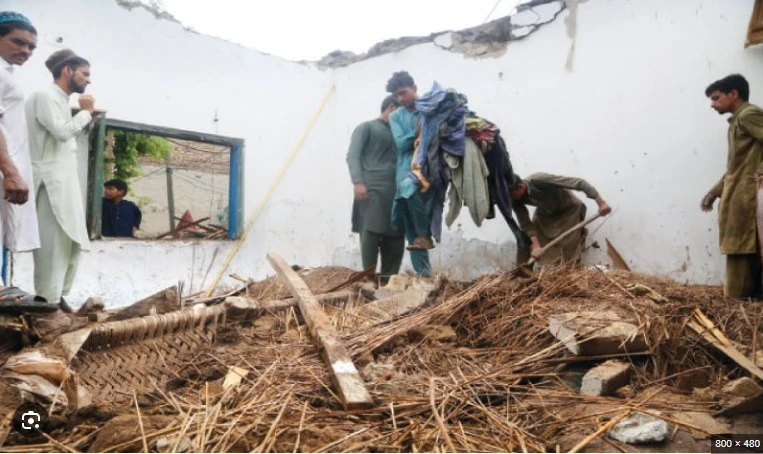 Woman dies, power supply to parts of PESCO region suspended after heavy rains in KP