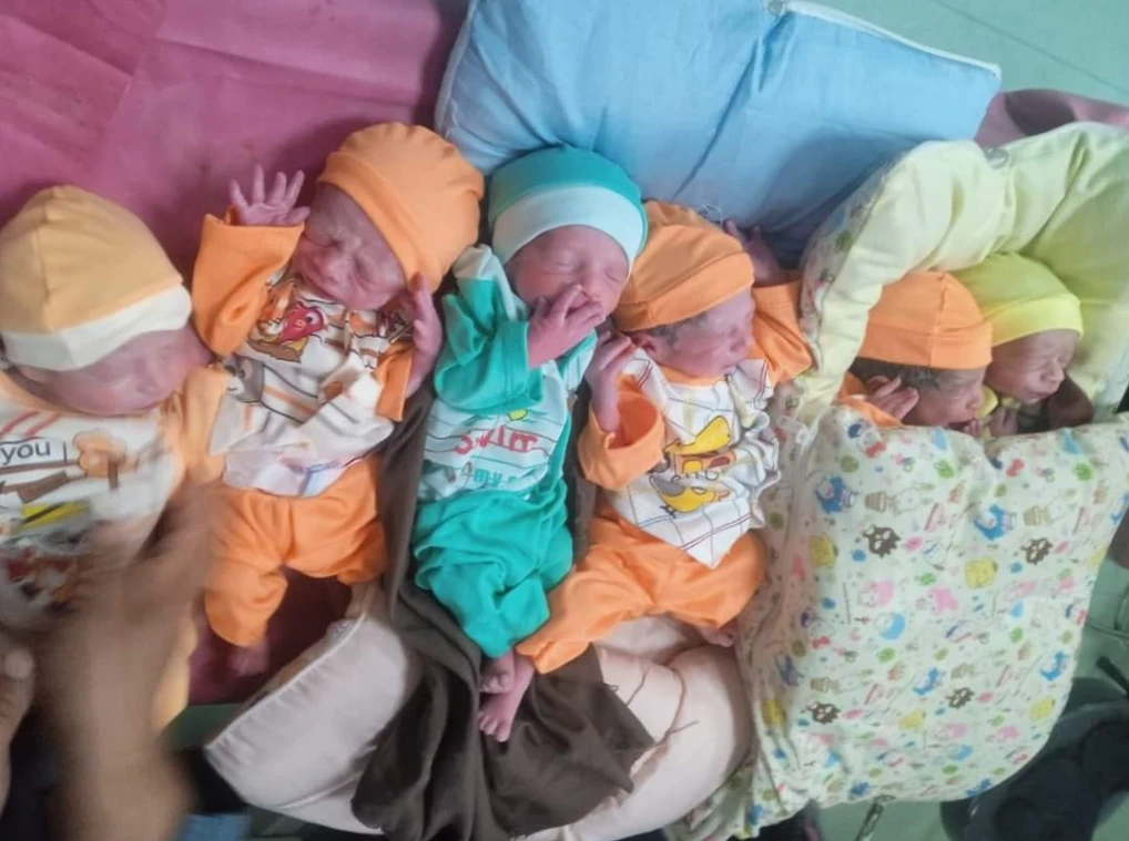 Woman gives birth to sextuplets in Rawalpindi