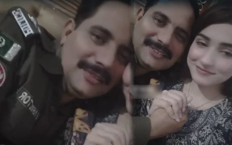 Police sub-inspector’s romantic encounter with girl, TikTok go viral