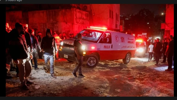 Red Crescent says 14 dead in Israeli West Bank raid