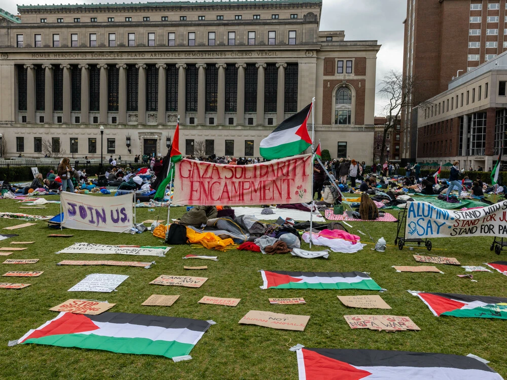 Tensions flare at US universities over Gaza protests