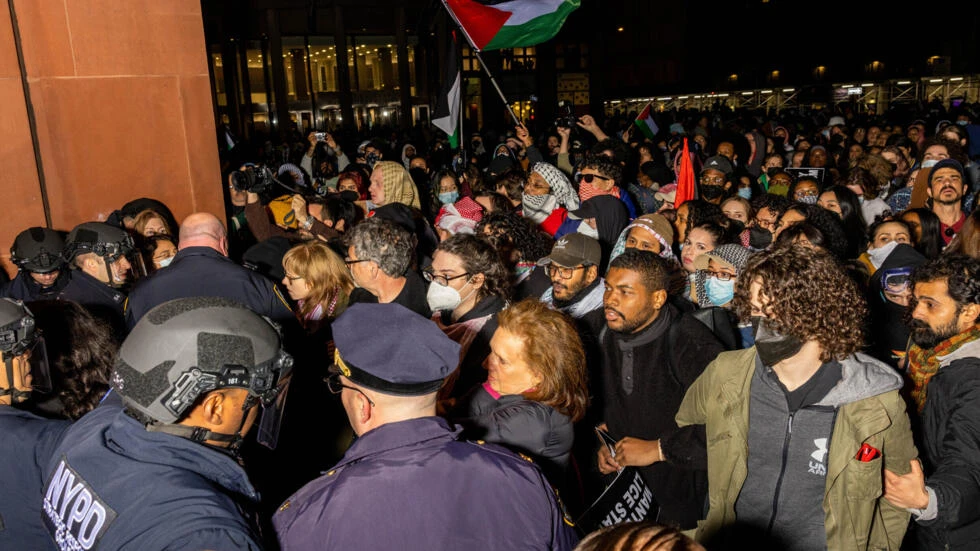 More than 130 arrested at NYU campus Gaza protests