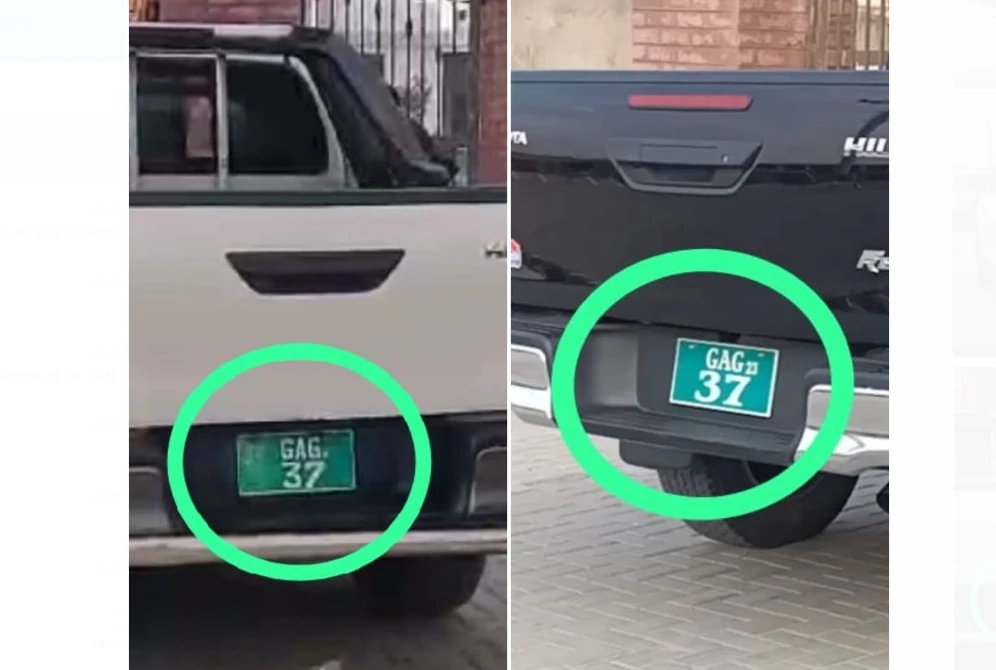 Two govt vehicles with same number-plates baffle Narowal public