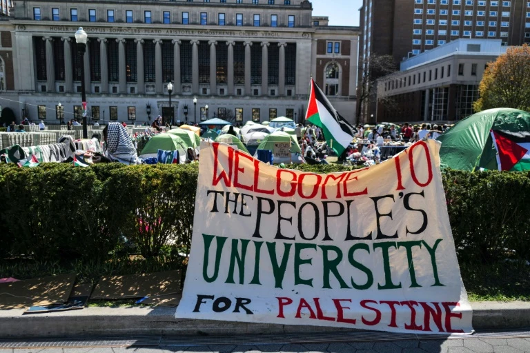 US student protesters dig in as Israel-Hamas war grinds on