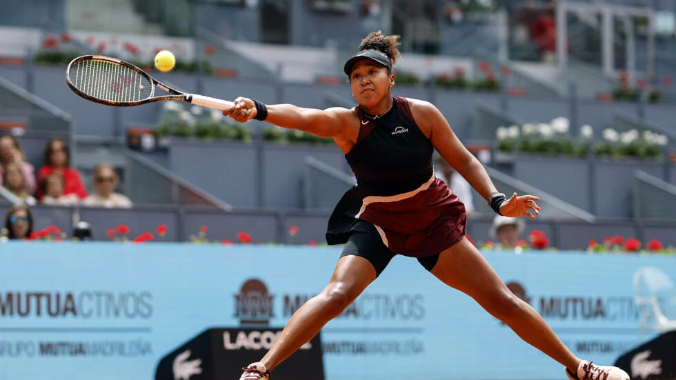 Osaka stumbles against Samsonova in Madrid Open