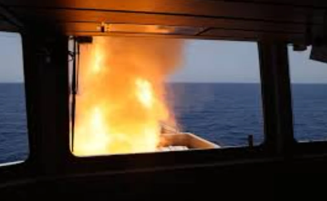 UK navy downs Huthi missile targeting merchant vessel: ministry