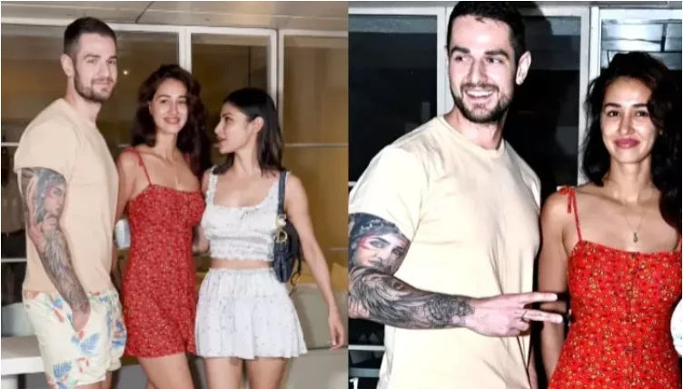 Disha Patani's rumoured boyfriend Aleksandar waves her face tattoo on arm