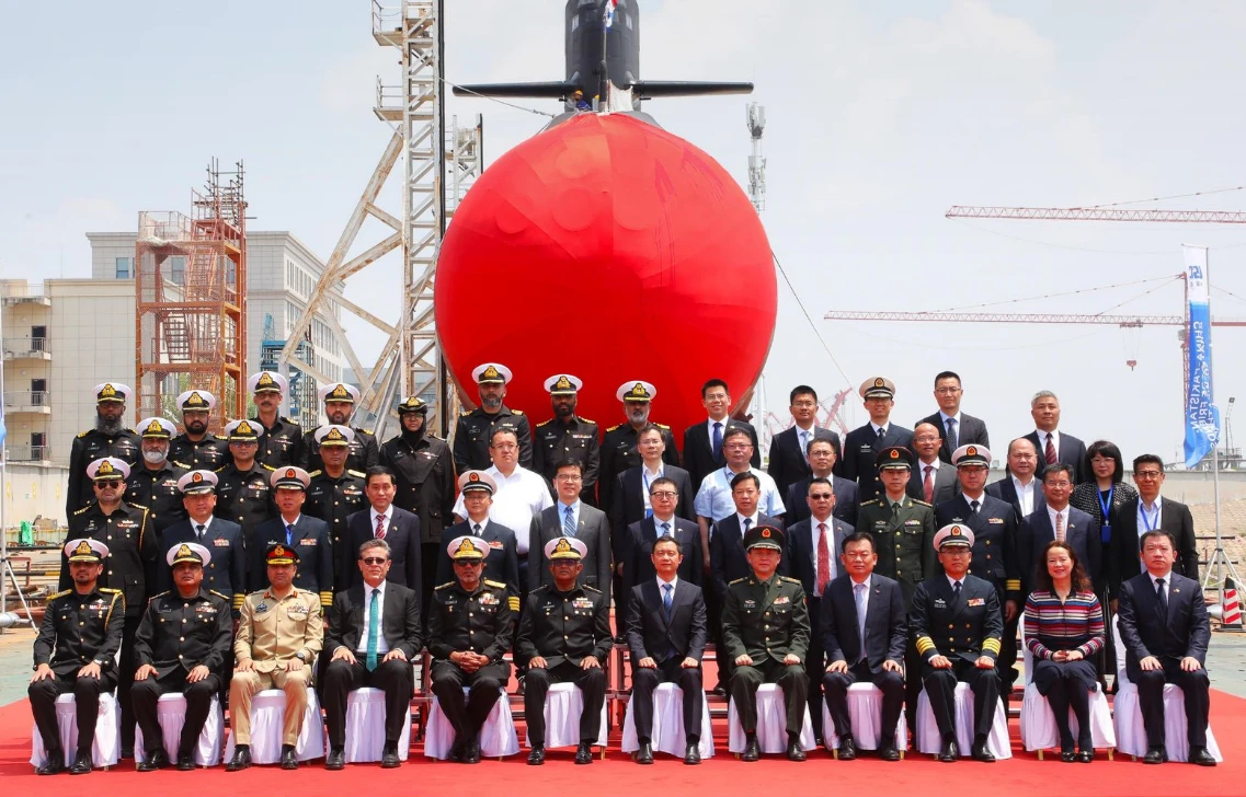 Launching ceremony of first Hangor-class submarine held in China