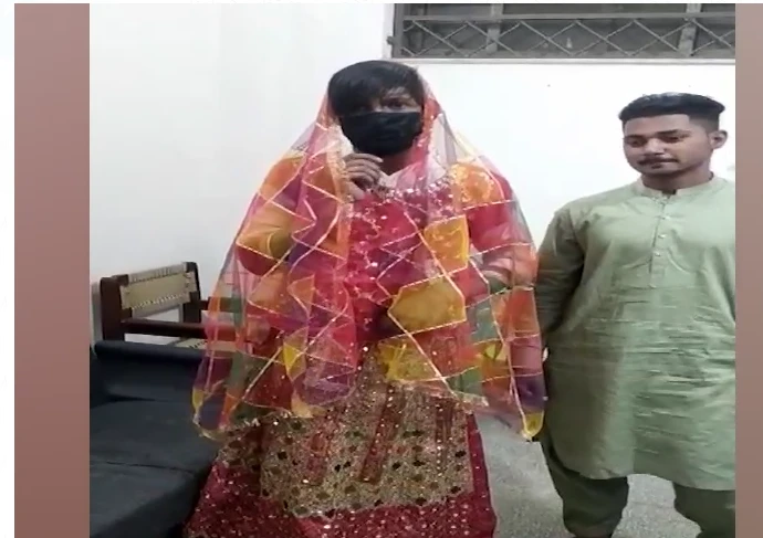 Lehenga-clad youth arrested for teasing girls in Faisalabad