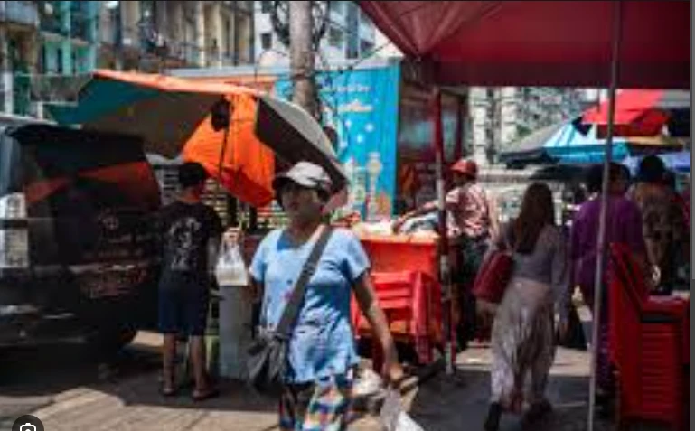 Myanmar records hottest ever April temperature of 48.2C