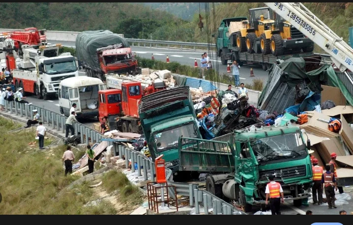 China highway collapse kills at least 19