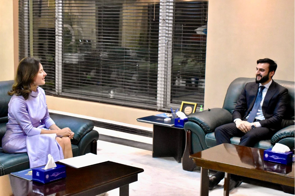 UMT president hosts IMF Representative Esther Perez Ruiz