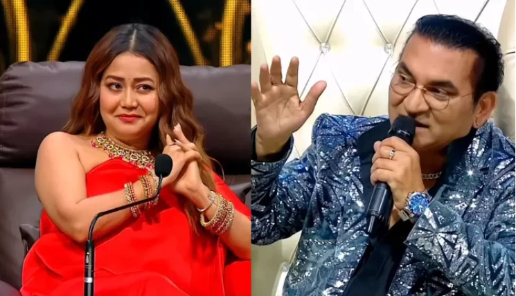 Neha Kakkar goes contrary to Abhijeet Bhattacharya during live show