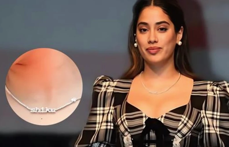 Janhvi Kapoor turns heads with stunning necklace featuring boyfriend's name