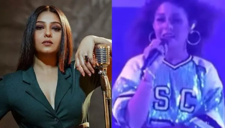 'Arrogant' student hurls bolttle at Indian singer Sunidhi Chauhan's face during concert