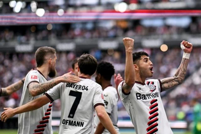 Leverkusen extend unbeaten run to 48 games with win at Frankfurt