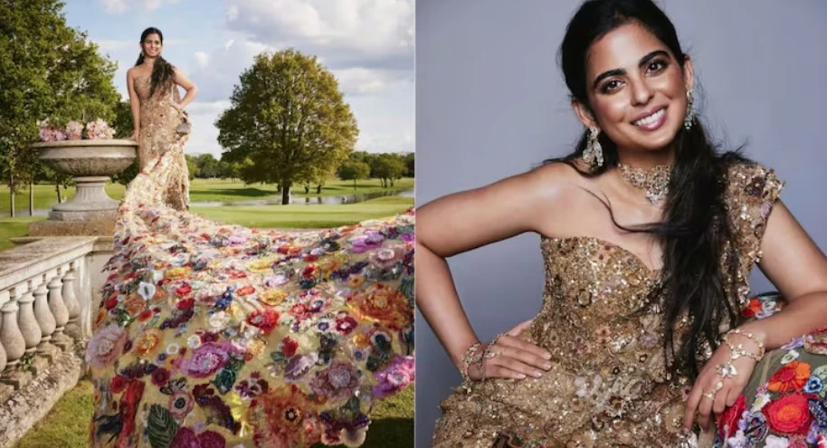 Met Gala 2024: Isha Ambani turns heads in sari gown which took 10,000 hours to craft