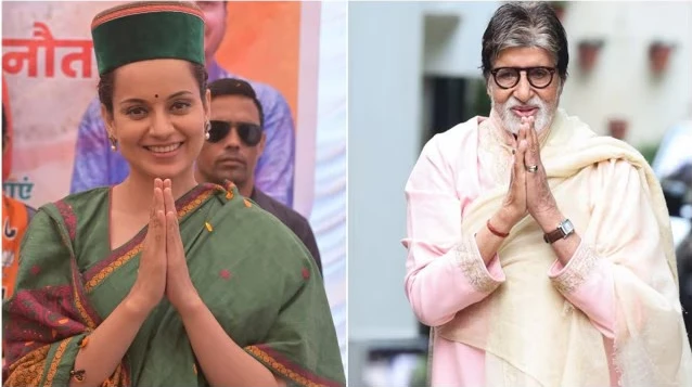 Public reacts to Kangna Ranaut’s 'delusional' comparison to Amitabh Bachchan