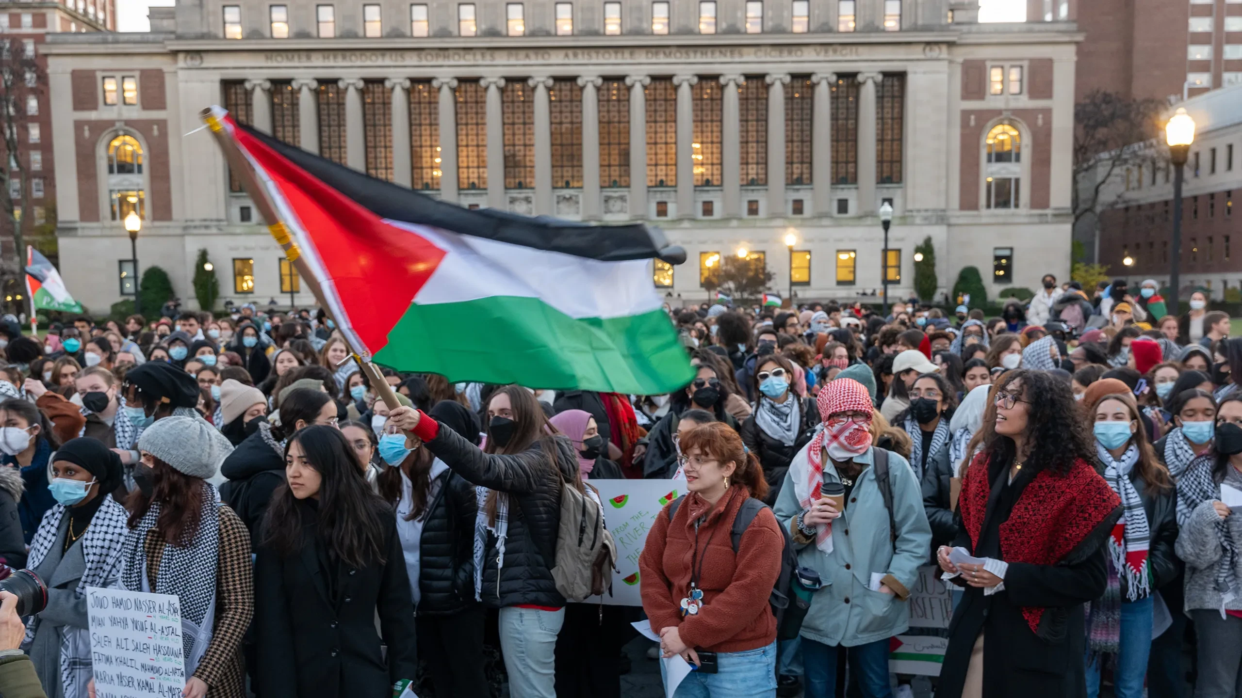 Columbia Palestinian expert says student protesters feel 'moral imperative'