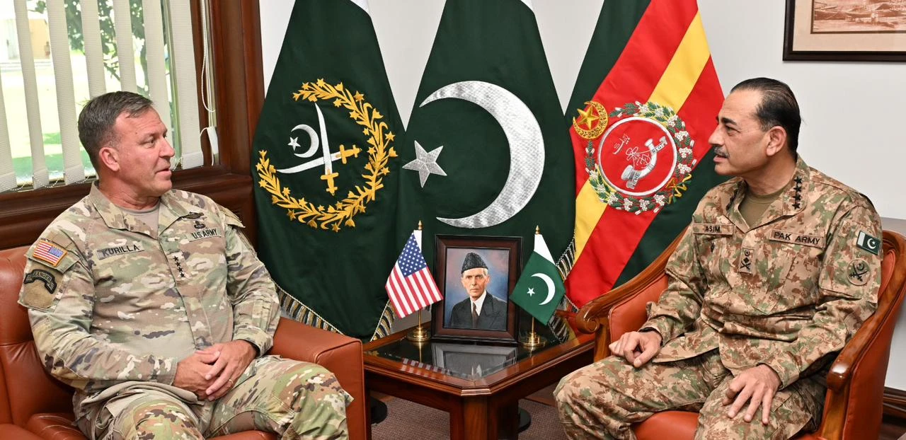 Commander US CENTCOM calls on COAS General Syed Asim Munir