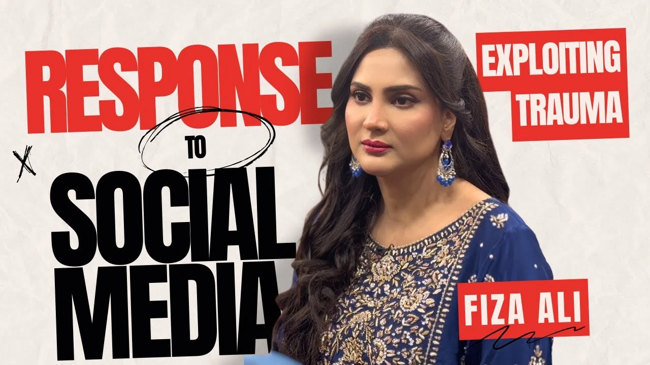 Here is Fiza Ali's response to social media exploiting trauma