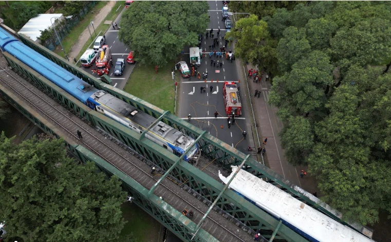 Train crash in Argentine capital sends nearly 60 to hospitals