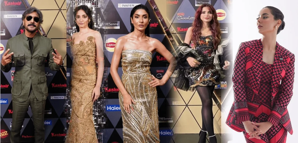 Stars gliter Kashmir Hum Style Awards 2024 red carpet night, exude glitz & glam