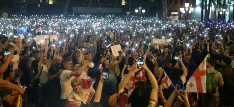 Thousands rally in Tbilisi against 'foreign influence' bill: AFP