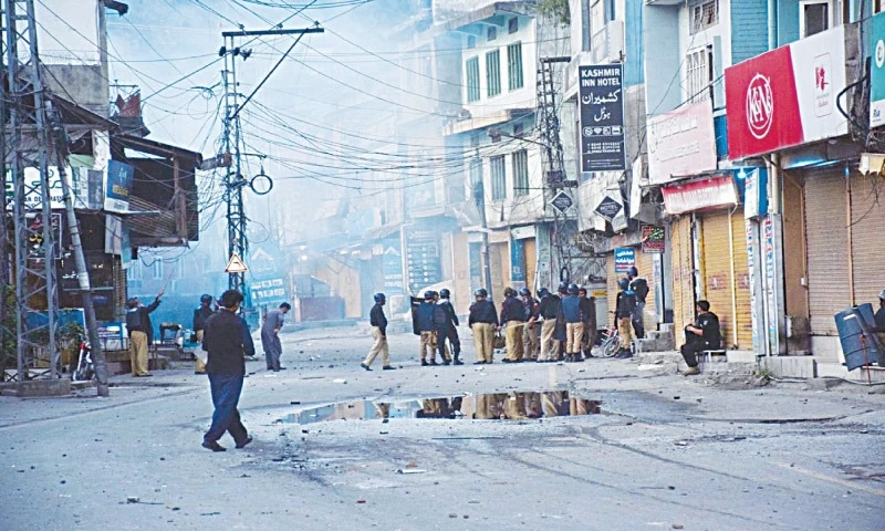 Violent protests in AJK: DIG Muzaffarabad Region replaced