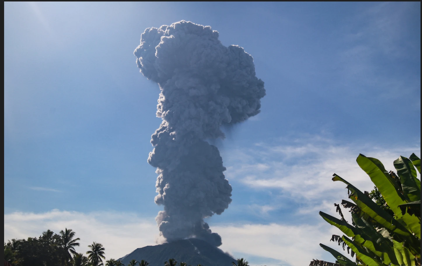 Indonesia's Mount Ibu erupts again, spews huge ash tower