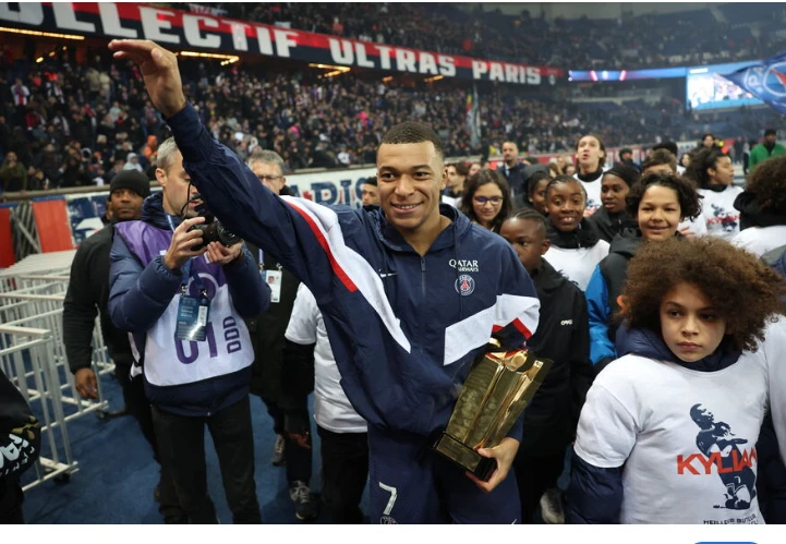 Mbappe bids farewell to PSG fans with defeat in final home game