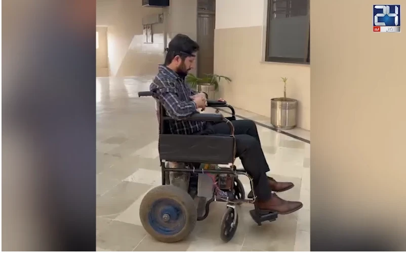 Mardan student develops brain-controlled wheelchair