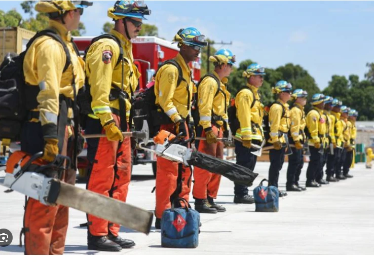 New Canadian firefighters train for brutal fire season