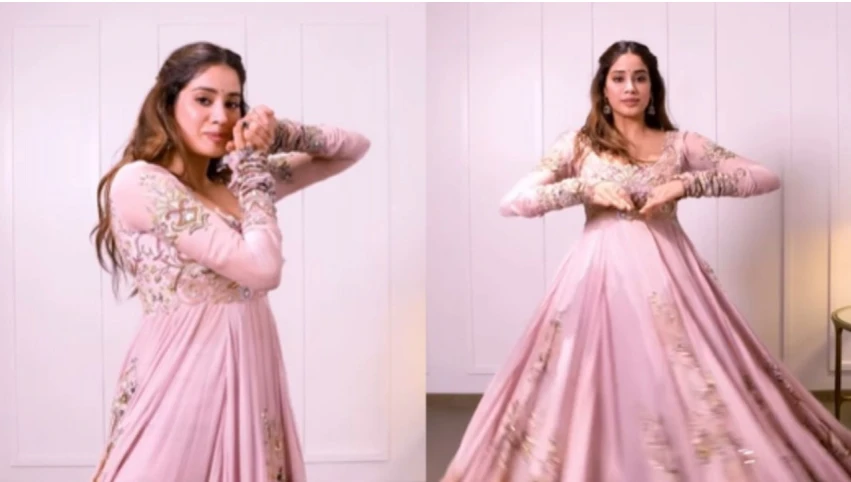 Jhanvi Kapoor dances like a dream to Dekha Tenu Pehli Pehli Var Vey song