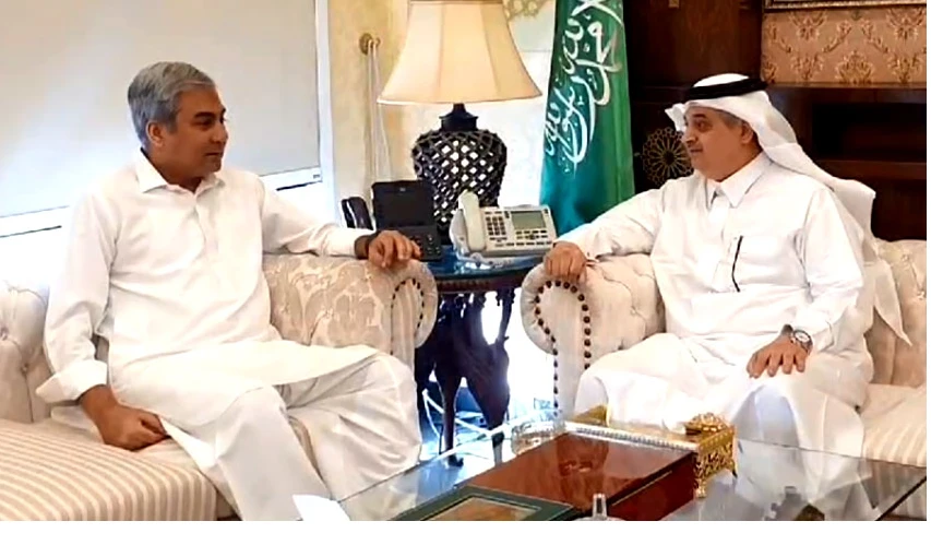 Minister Mohsin Naqvi holds talks with Saudi envoy