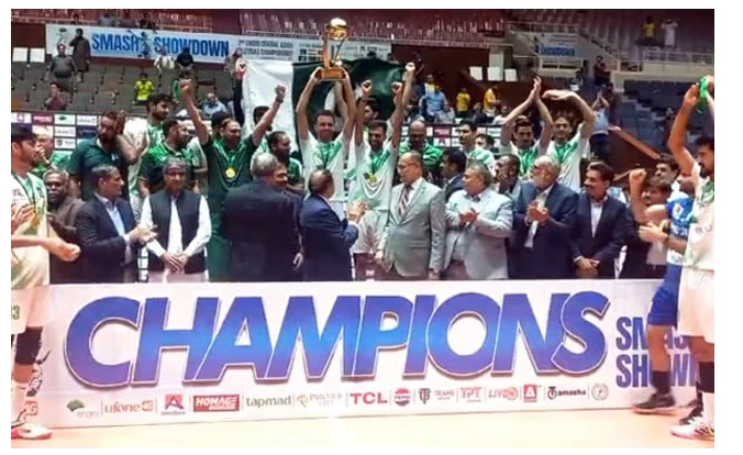  Pakistan win 'Central Asian Volleyball Ch’ship' by defeating Turkmenistan