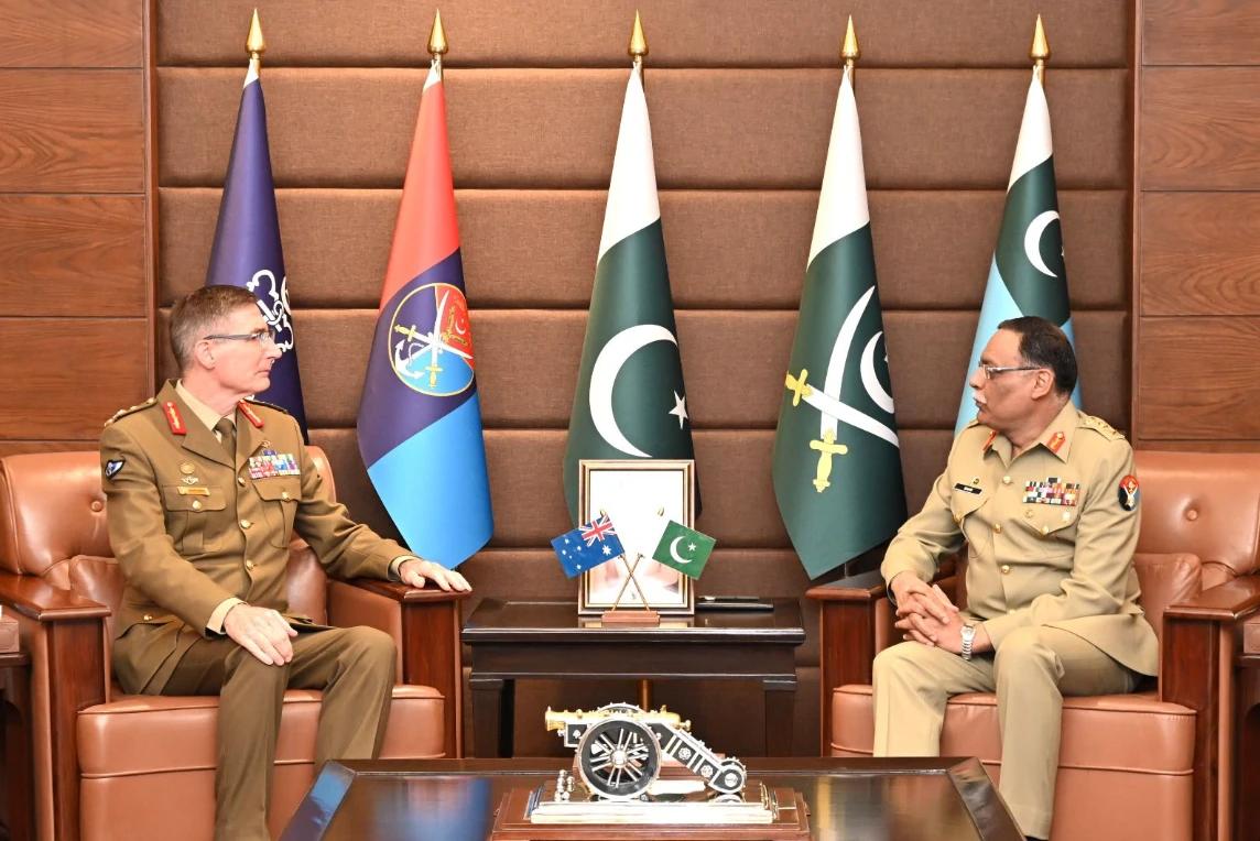 Australian defence chief calls on CJCSC Gen Mirza