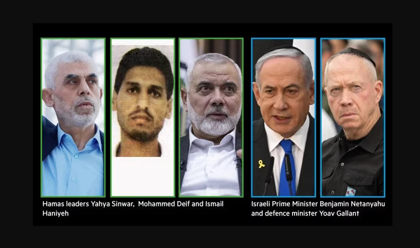 Who are the Hamas leaders the ICC is seeking arrest warrants for?