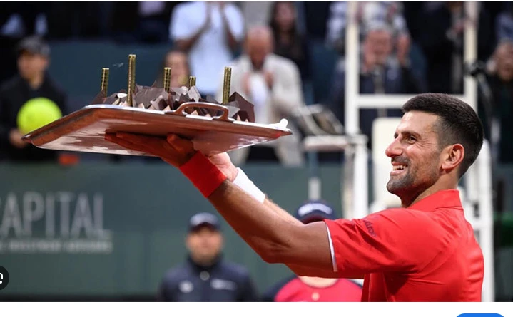 Djokovic celebrates 37th birthday with 1,100th win