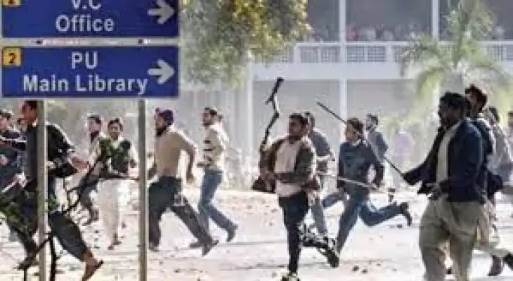 Many injured as rival student groups clash at Punjab University