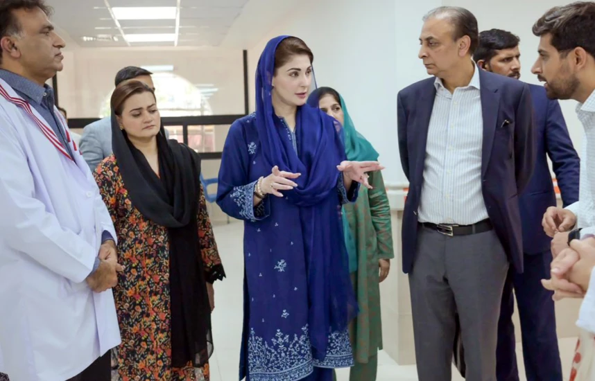 Maryam Nawaz visits Holy Family Hospital