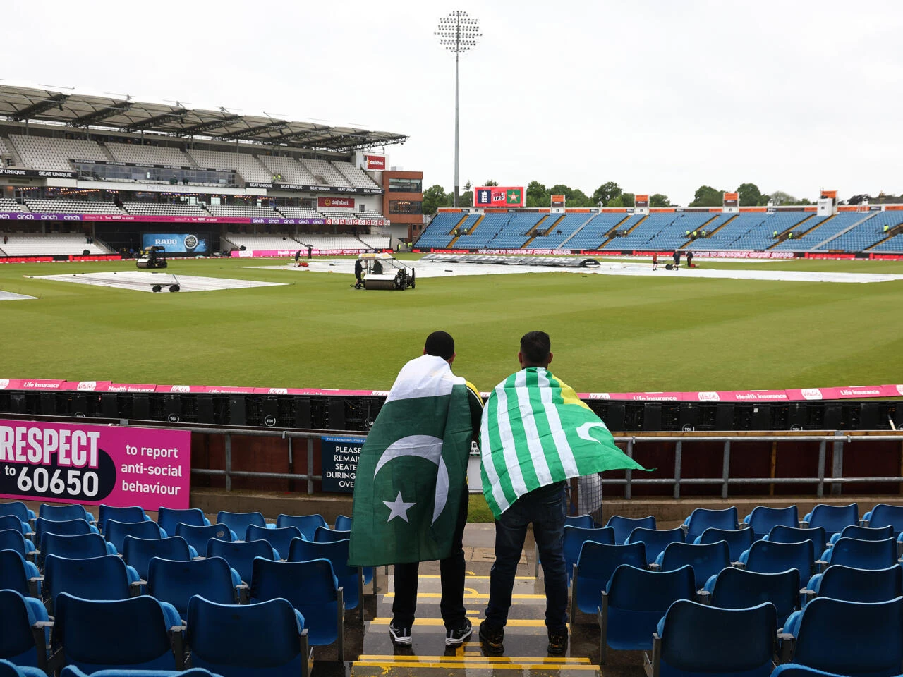 Rain washes out England-Pakistan T20 opener