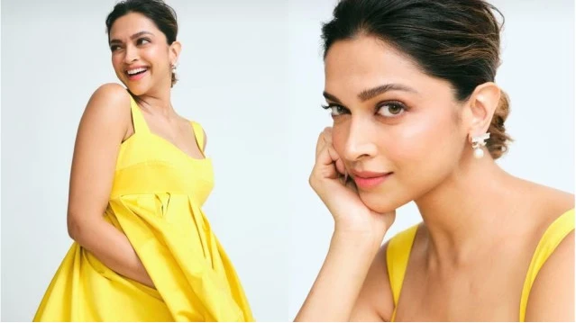 Deepika Padukone a ray of sunshine in cute yellow attire