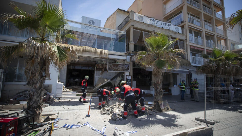 Four dead in restaurant collapse on Spanish holiday island